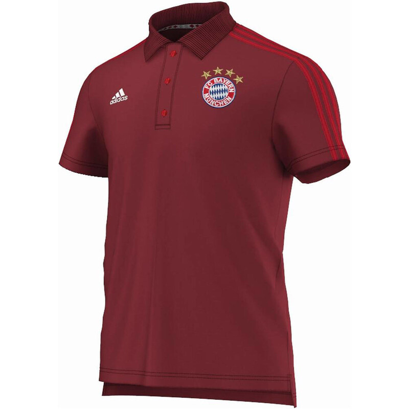 adidas Performance: Polo-Shirt FC Bayern, bordeaux, verfügbar in Größe S