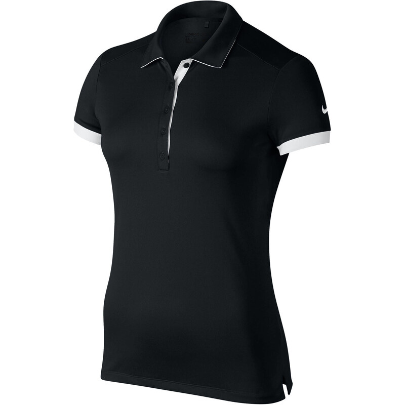 NIKE GOLF: Damen Polo-Shirt Victory Colorblock Polo Kurzarm, schwarz, verfügbar in Größe XS