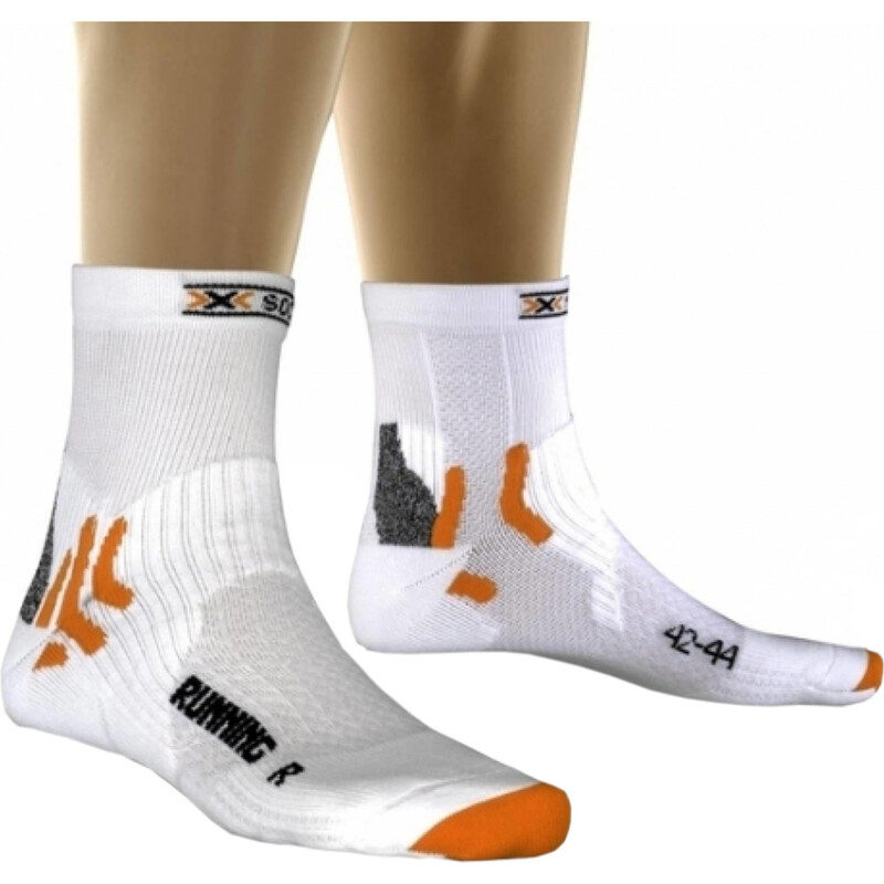 X-Socks Herren Laufsocken Running Short weiß