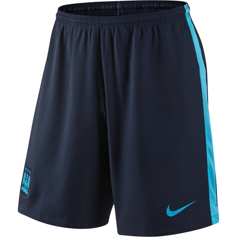 Nike Herren Fußballshorts Away Shorts Manchester City FC Saison 2015/2016 - blau, marine, verfügbar in Größe L,S,XL