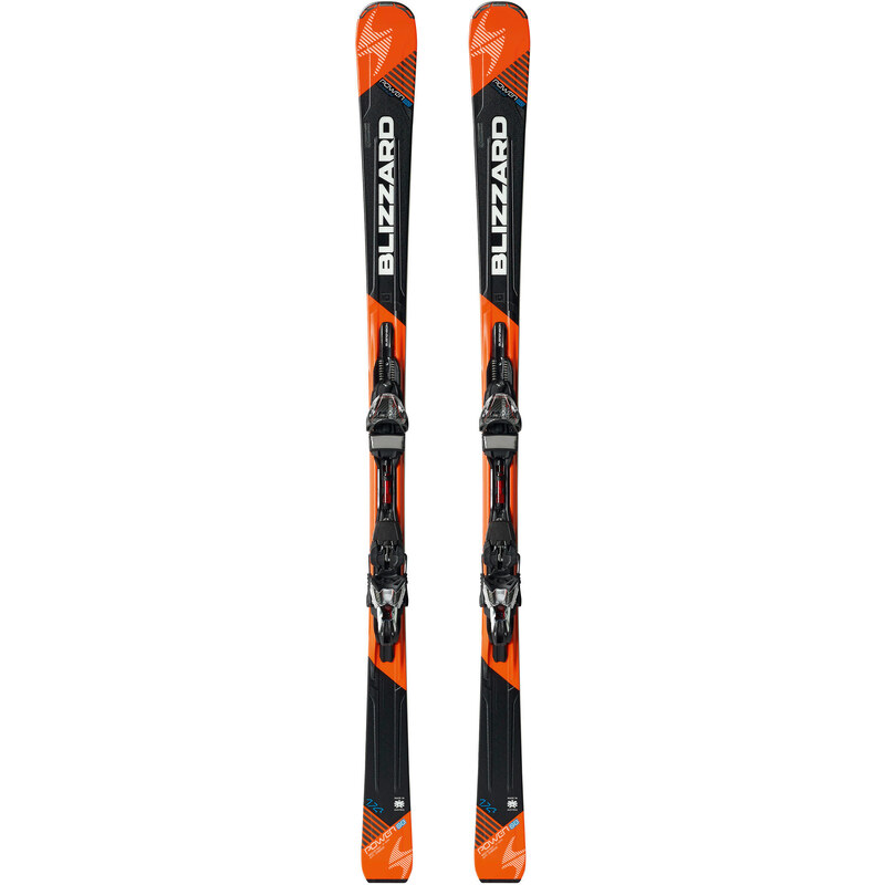Blizzard: Herren Freeride Ski Power S8 inkl. Bindung Power 12 TCX, schwarz/orange, verfügbar in Größe 160