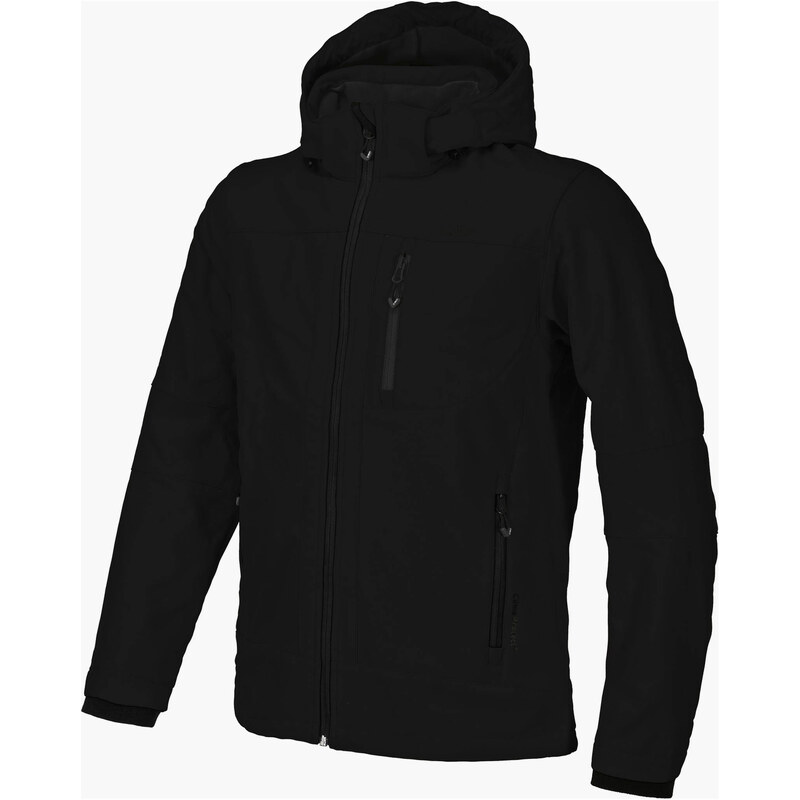 CMP: Herren Softshelljacke mit Kapuze Men Softshell Jacket Zip Hood, schwarz, verfügbar in Größe 50