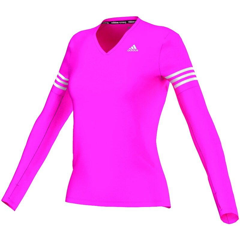 adidas Performance: Damen Laufshirt Response Longsleeve, pink, verfügbar in Größe 40
