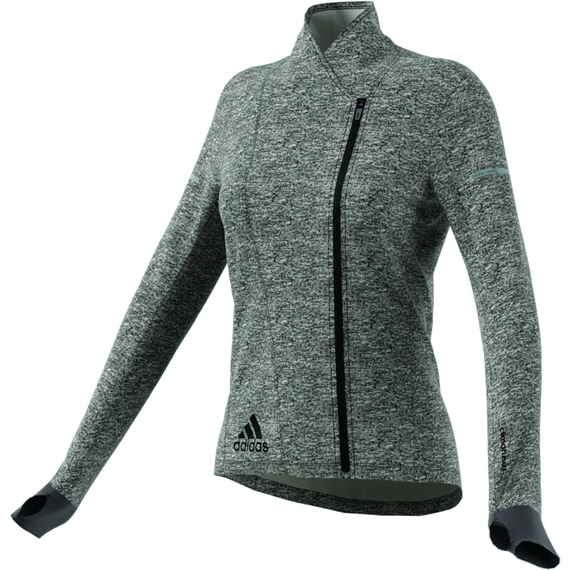 adidas Performance: Damen Laufshirt Sequencials Climaheat, grau, verfügbar in Größe 40