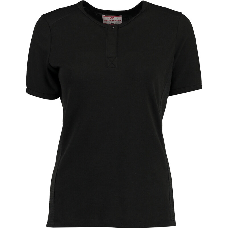 Giro: Damen Crew Pockets Shirt mit Tasche, schwarz, verfügbar in Größe S