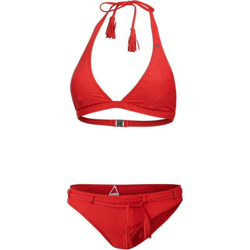 O'Neill: Damen Bikini Solid Halter, rot, verfügbar in Größe 38C