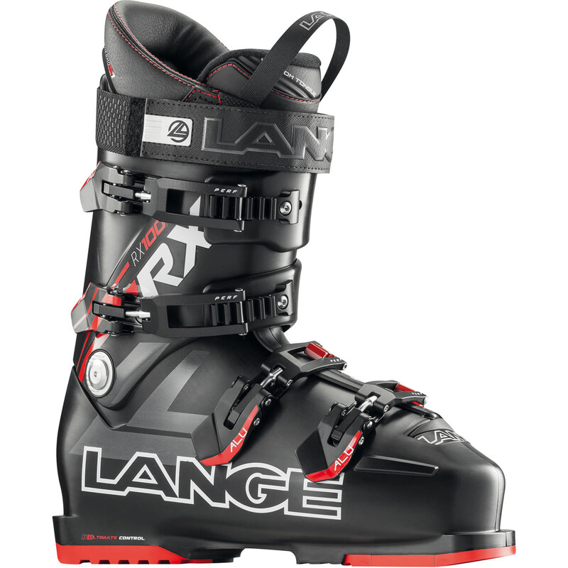 Lange: Herren Skischuhe RX 100 LV 97mm, schwarz/rot, verfügbar in Größe 29.5