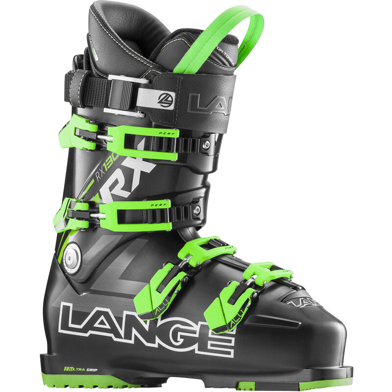 Lange: Herren Skischuhe RX 130 LV 97mm, schwarz/grün, verfügbar in Größe 26.5,28.5,27,25.5