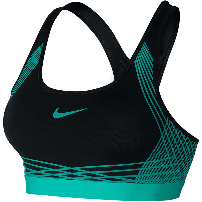 Nike Damen Sport-BH / Bustier Pro Hyper Classic Padded, grau, verfügbar in Größe L
