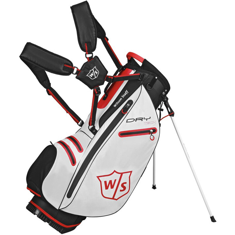 Wilson: Golfbag / Carrybag Staff Dry Tech, weiss
