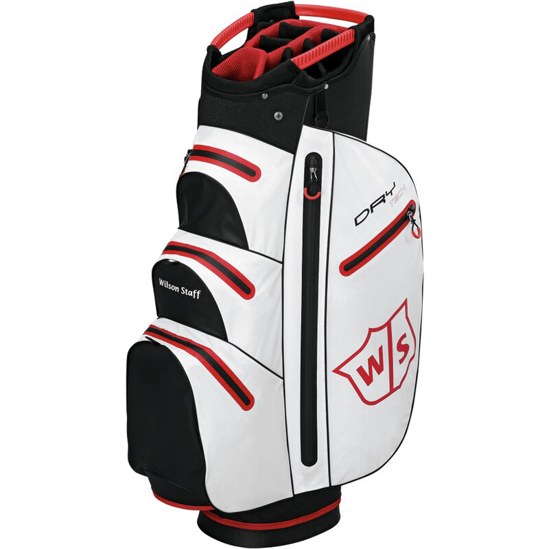 Wilson: Golfbag / Cartbag Staff Dry Tech, weiss