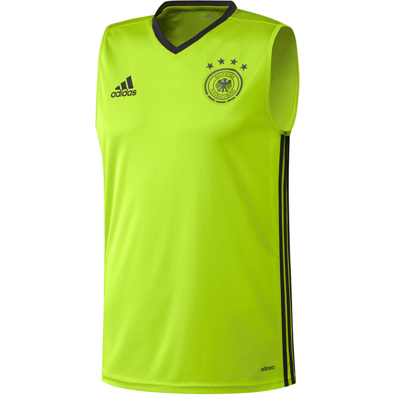 adidas Performance: Herren Shirt DFB Sleeveless Jersey - solar slime, limone, verfügbar in Größe L