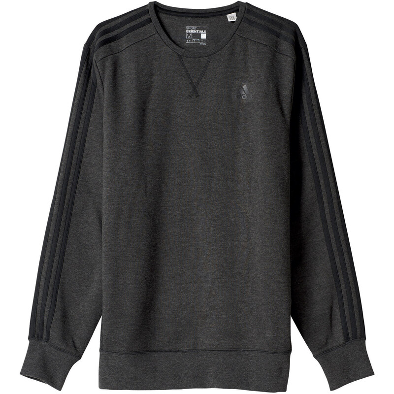 adidas Performance: Herren Sweatshirt Sport Essentials 3-Streifen, schwarz, verfügbar in Größe M