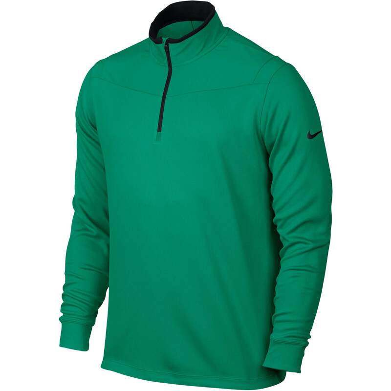 NIKE GOLF: Herren Golf Shirt Dri Fit Half Zip, grün, verfügbar in Größe XL