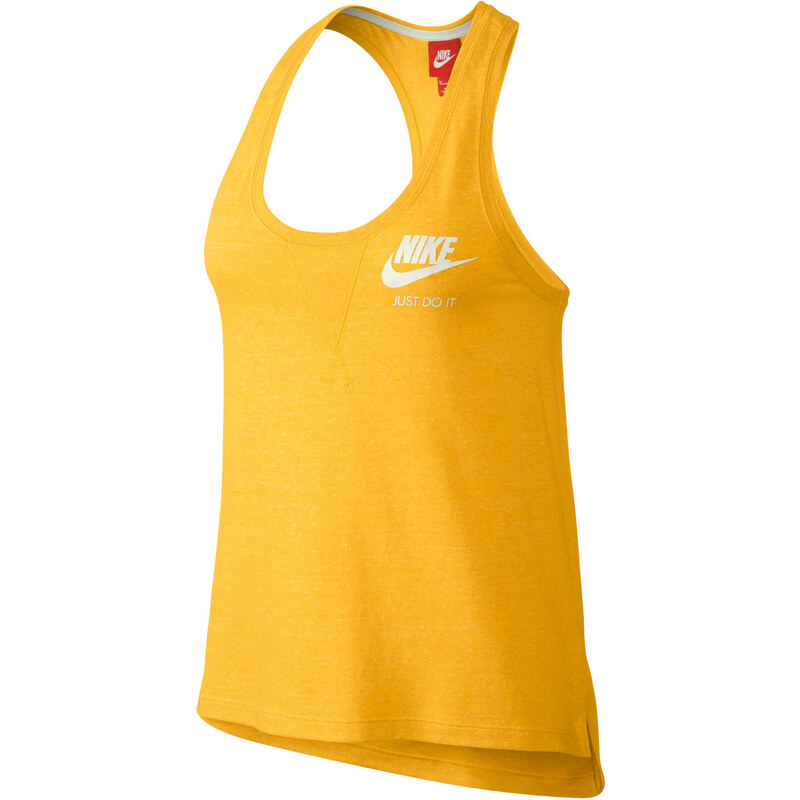 Nike Damen Trainingsshirt / Tank Top Gym Vintage Tank, gelb, verfügbar in Größe XL