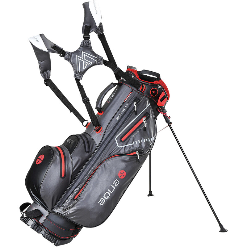 Big Max: Golfbag Carrybag Aqua 8, rot