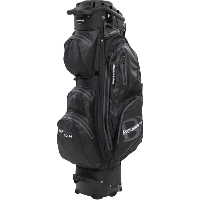 Bennington: Golfbag Cartbag QO 14 Waterproof, schwarz