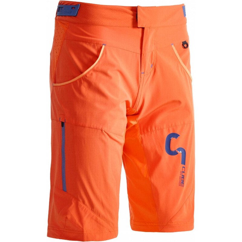 Cube: Damen Mountainbikeshorts AM WLS Shorts, orange, verfügbar in Größe 40