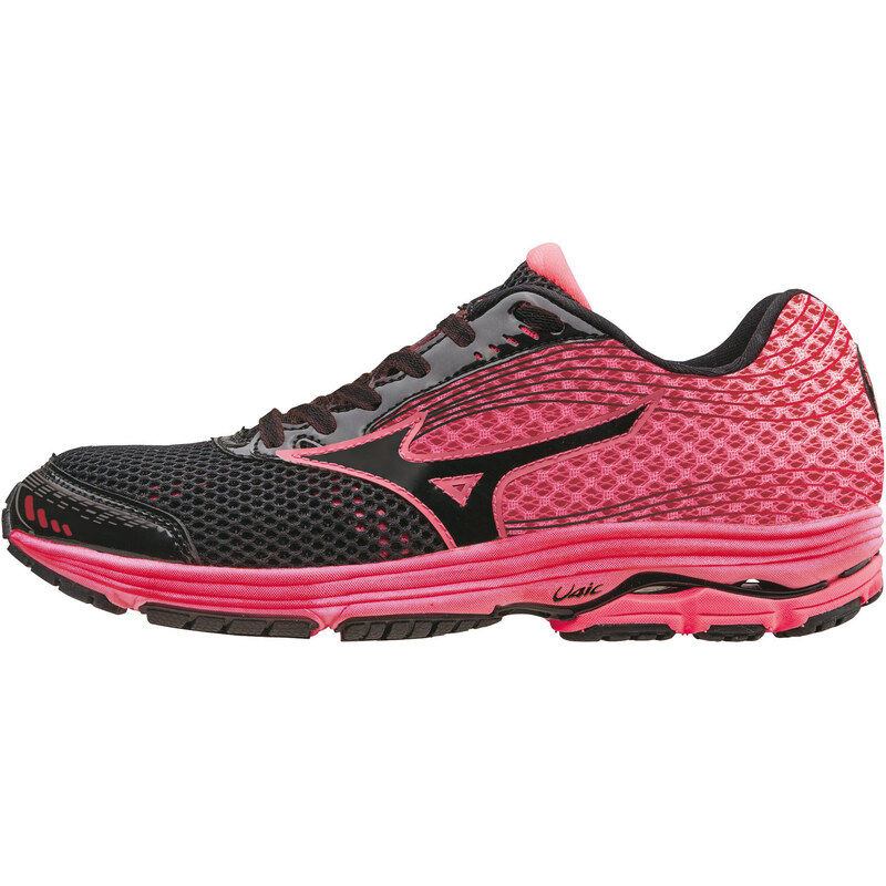 Mizuno: Damen Laufschuhe Wave Sayonara 3 schwarz/pink, schwarz, verfügbar in Größe 38.5