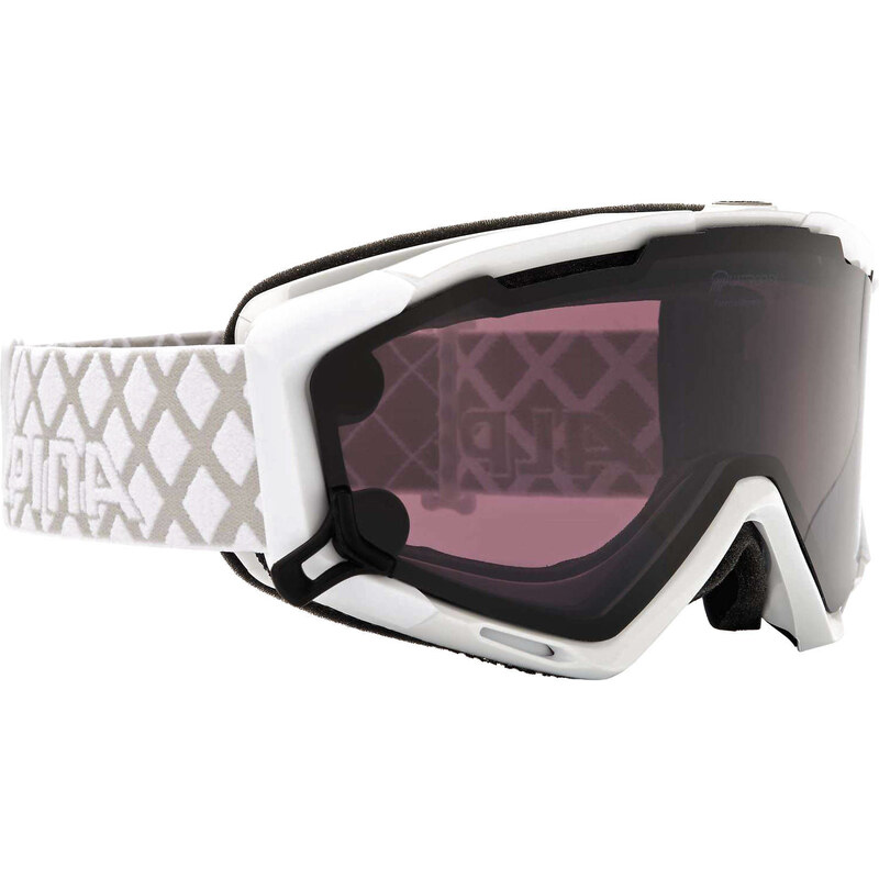 Alpina: Skibrille Panoma Magnetic, weiss