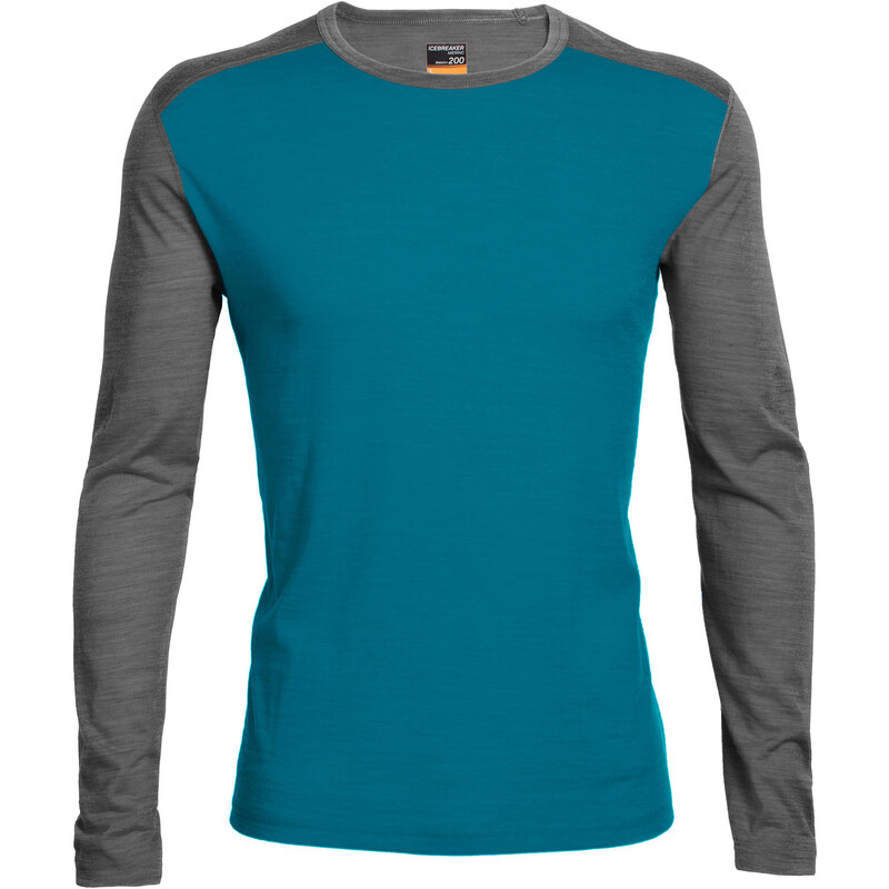Icebreaker: Herren Funktionsshirt / Langarm-Shirt Men´s Oasis LS Crewe, petrol, verfügbar in Größe XL