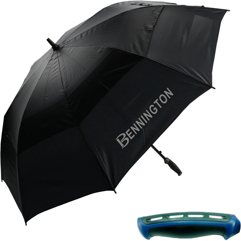 Bennington: Golfschirm/Regenschirm Uv Proof 50 , schwarz