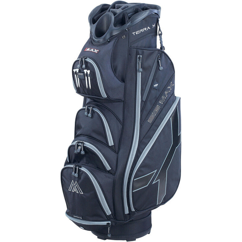 Big Max: Golfbag Cartbag Terra X, schwarz