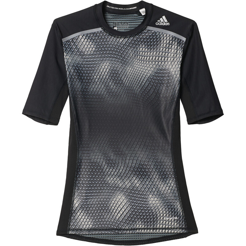 adidas Performance: Herren Trainingsshirt TF Chill Graphic Tee, schwarz, verfügbar in Größe S,L,XL