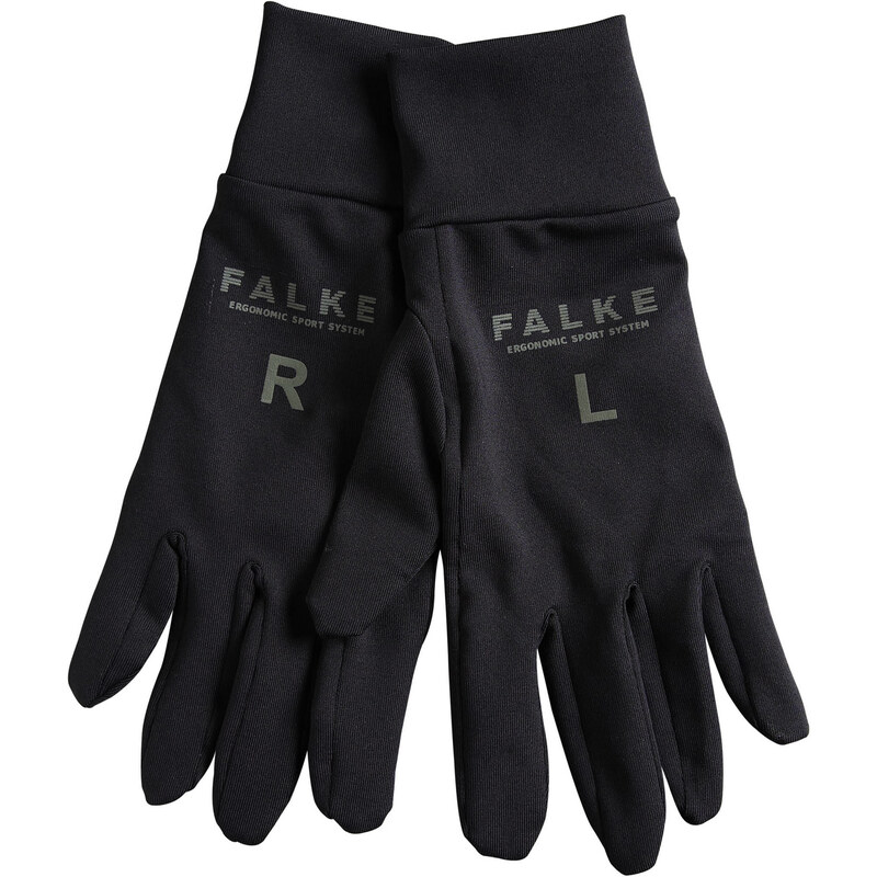 Falke: Herren Laufhandschuhe Gloves light schwarz, schwarz, verfügbar in Größe XS