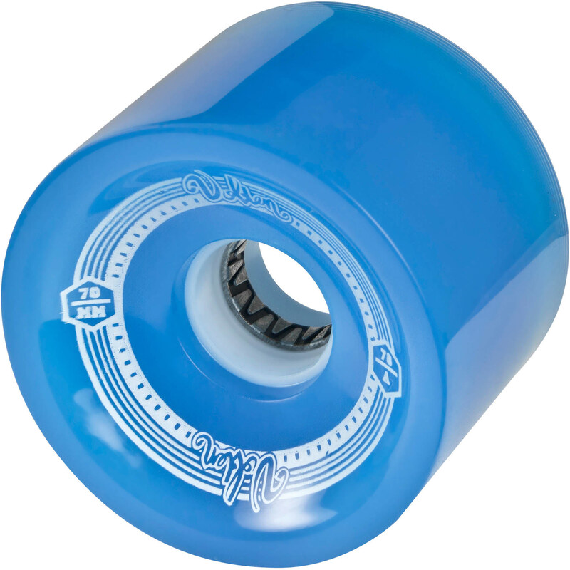 Powerslide: Longboard Rollen Volten Fothon blue LED 70mm - 4 Stück pro Packung, blau, verfügbar in Größe 70