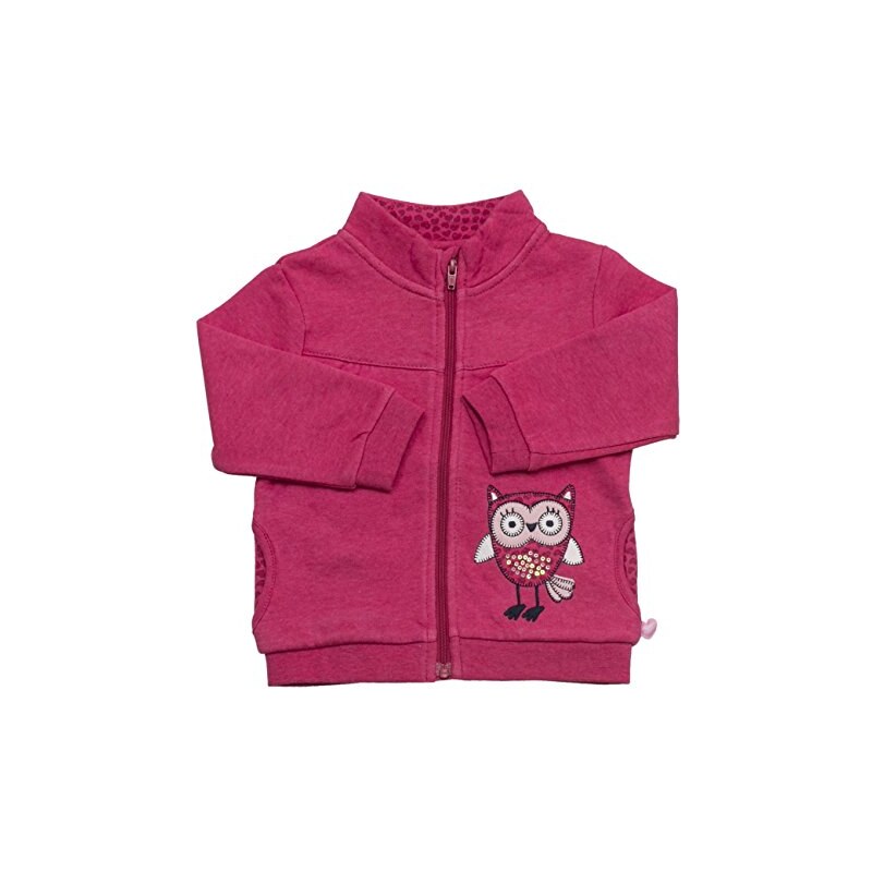 SALT AND PEPPER Baby-Mädchen Sweatshirt B Jacket Smart Owl Rv