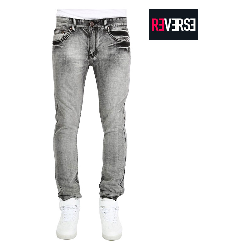 Re-Verse Slim Fit-Jeans mit heller Waschung - 31