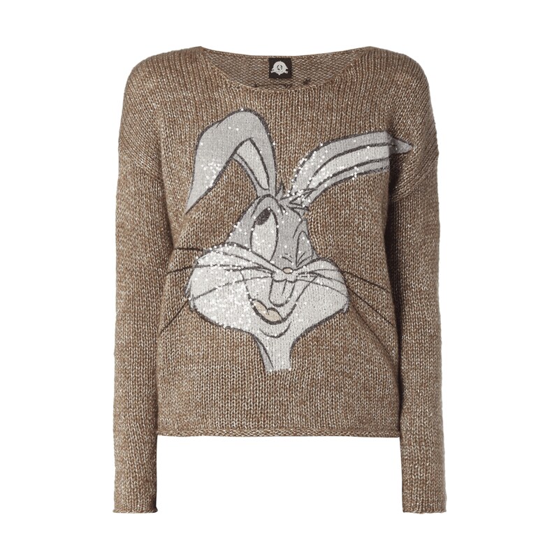 Frog Box Oversized Pullover mit Bugs Bunny-Print