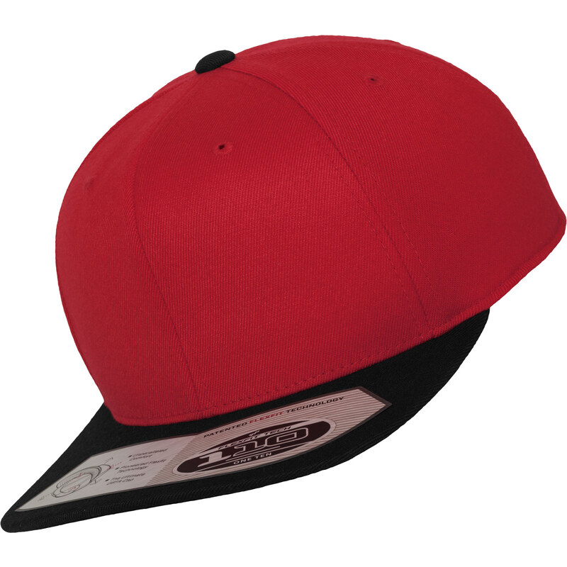Flexfit 110 Fitted Snapback red/black