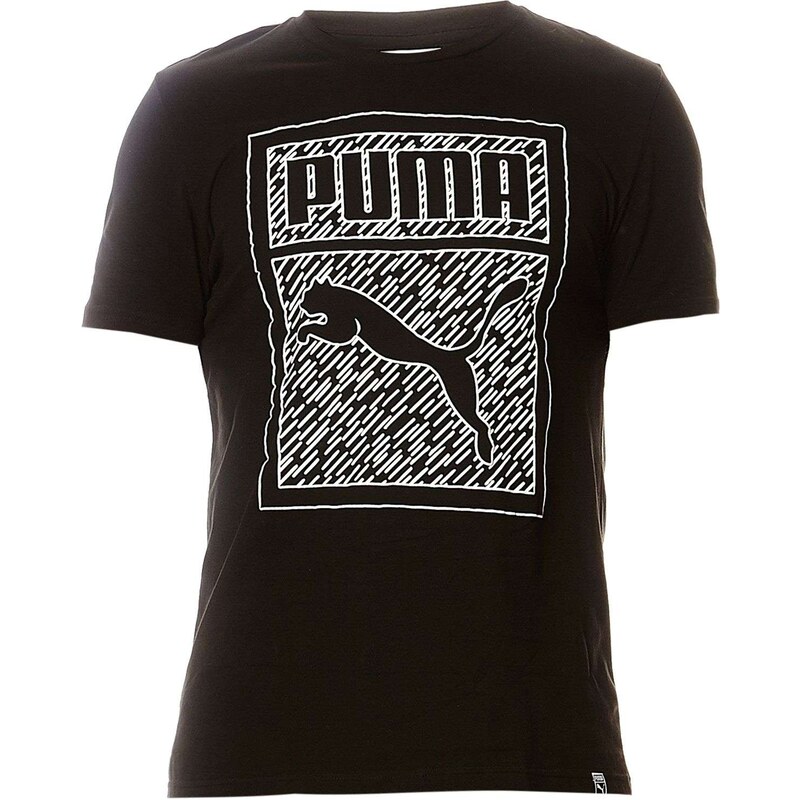 Puma Text Hom - T-Shirt - schwarz