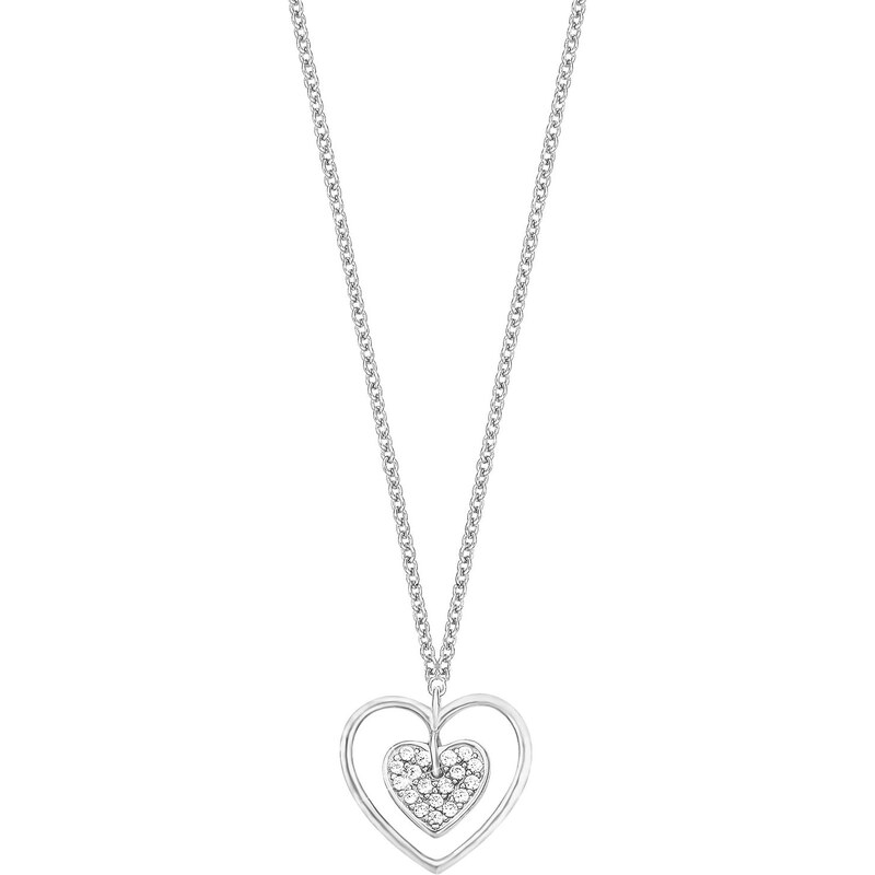 s.Oliver Mädchen Silber-Halskette mit Herz 2012650