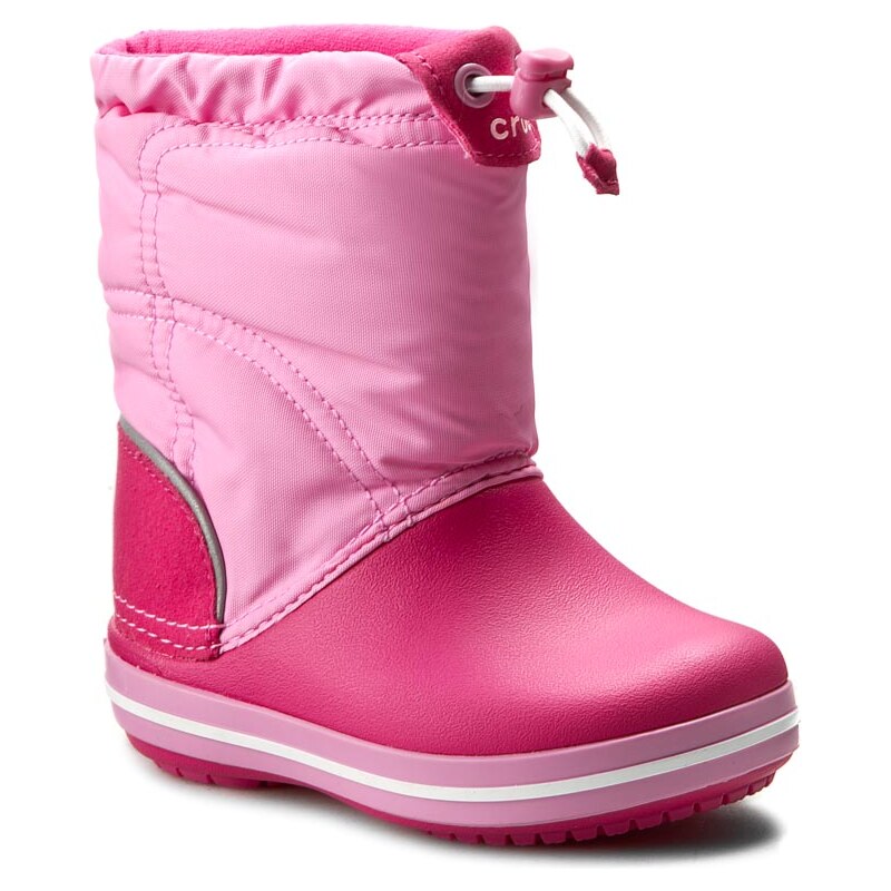 Stiefel CROCS - Crocband Lodgepoint Boot K 203509 Candy Pink/Party Pink