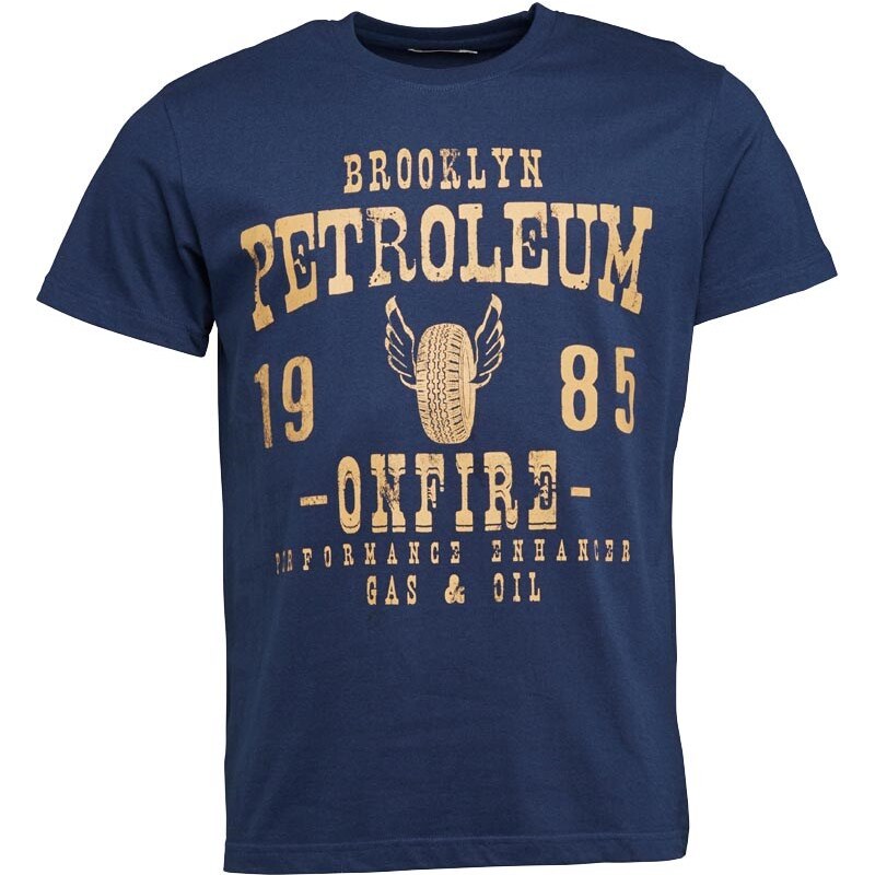 Onfire Herren Petroleum T-Shirt Blau