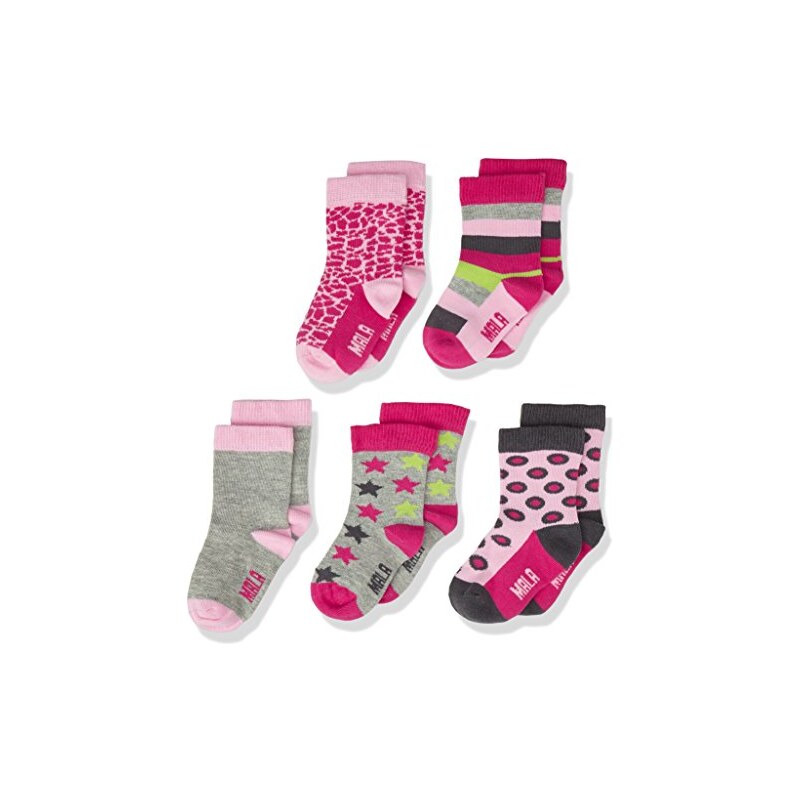 Mala Mädchen Sneakersocken Socks W. Diff.pattern (5-pack)