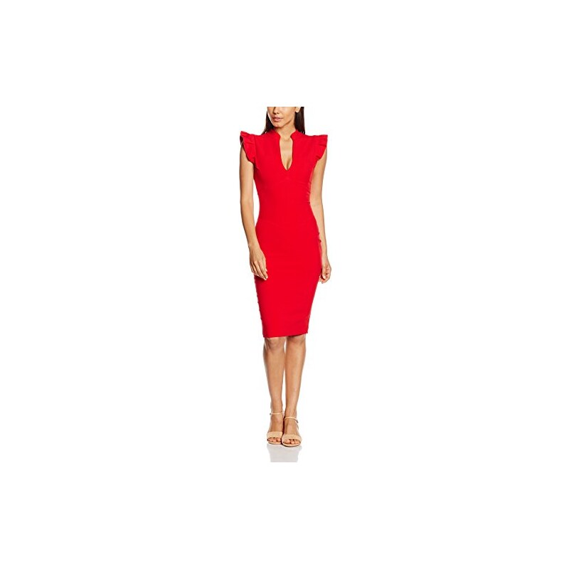 Hybrid Damen Kleid Jaz, Rot-Rot, 16