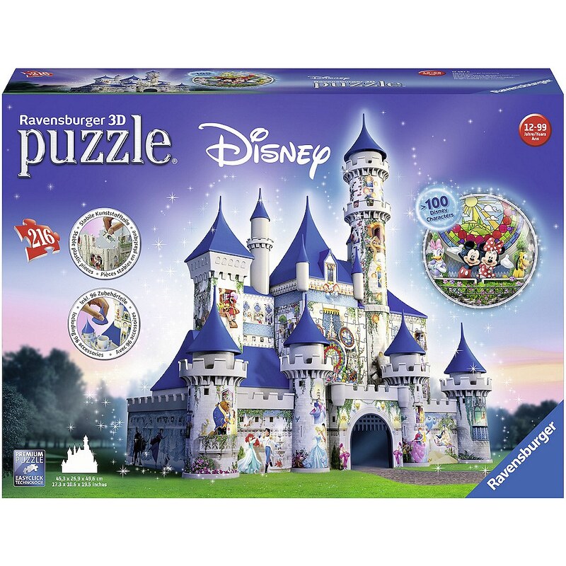 Ravensburger 3D Puzzle, 216 Teile, »Disney Schloss«