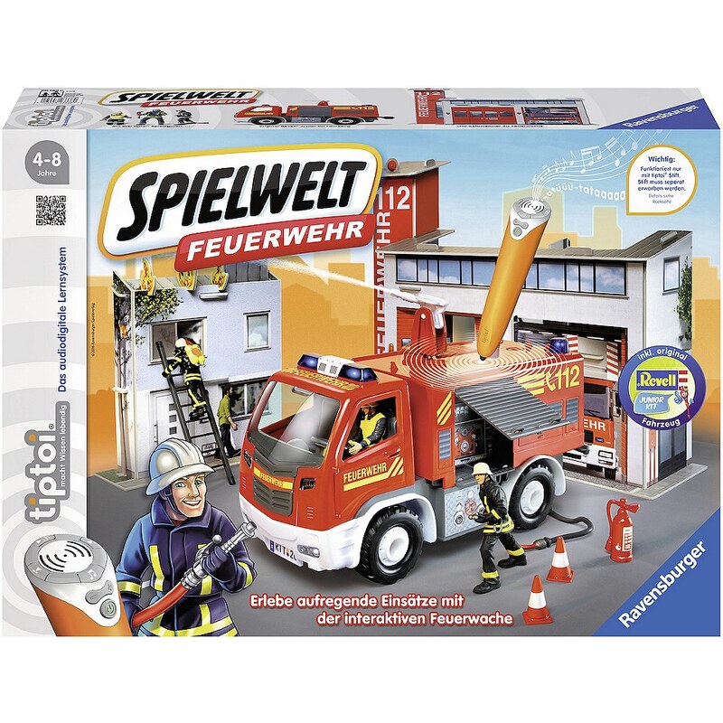 Ravensburger Set, »tiptoi®, Spielwelt Feuerwehr«