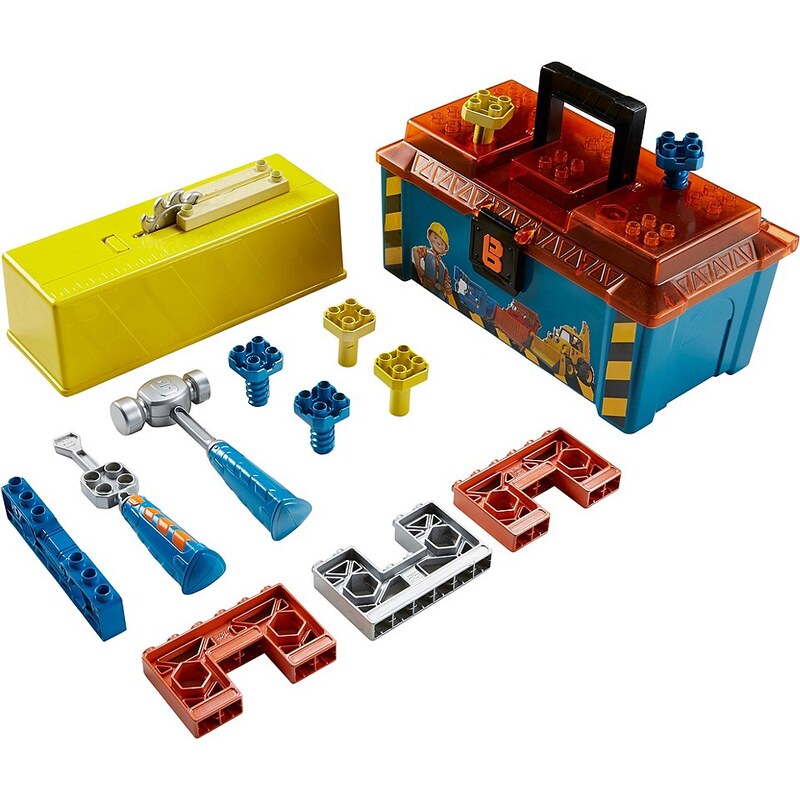 Fisher Price Spielzeug Werkzeugkiste, »Bob der Baumeister, Bobs 2in1 Werkzeugkasten«