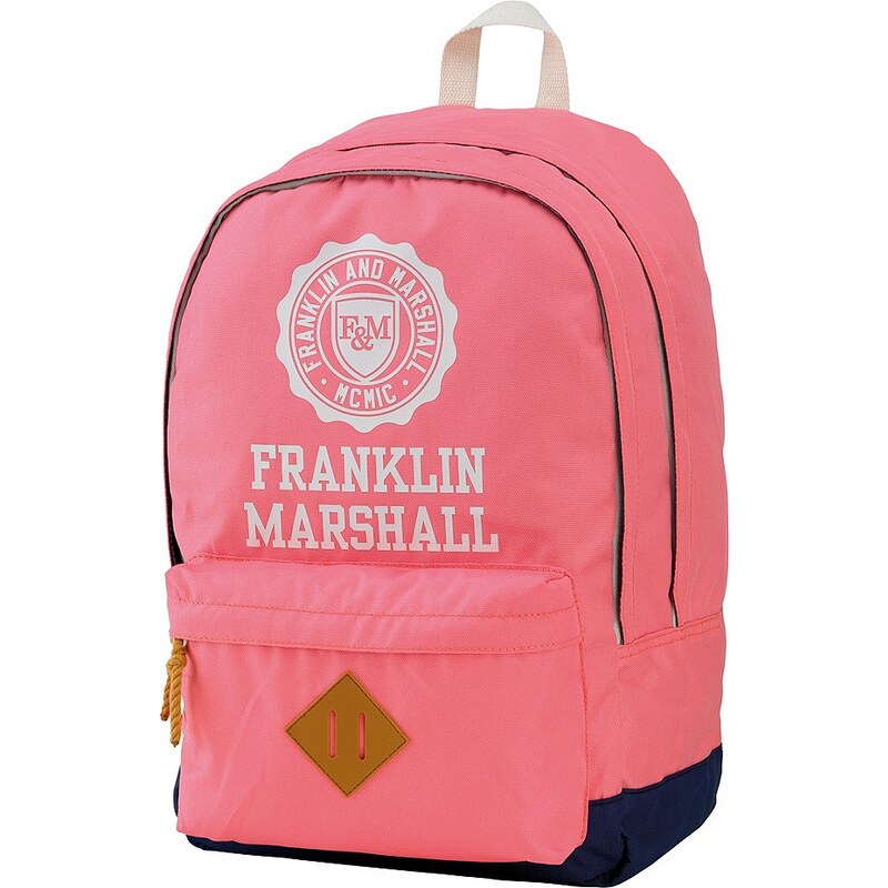 Franklin & Marshall, Rucksack mit gummiertem Bodenschutz, »Girls Backpack rosa, Vol. 23 Liter«
