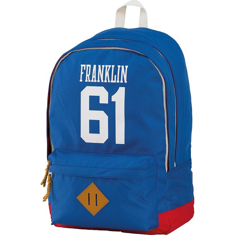 Franklin & Marshall, Rucksack mit gummiertem Bodenschutz, »Boys Backpack hellblau«