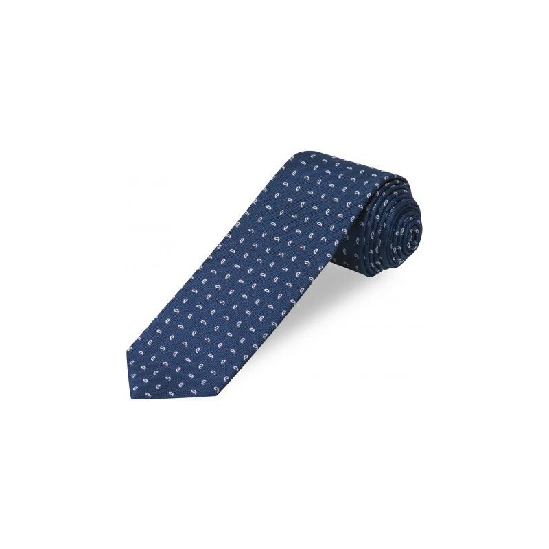 Paul R.Smith Herren Krawatte Breite 7 cm blau aus echter Seide