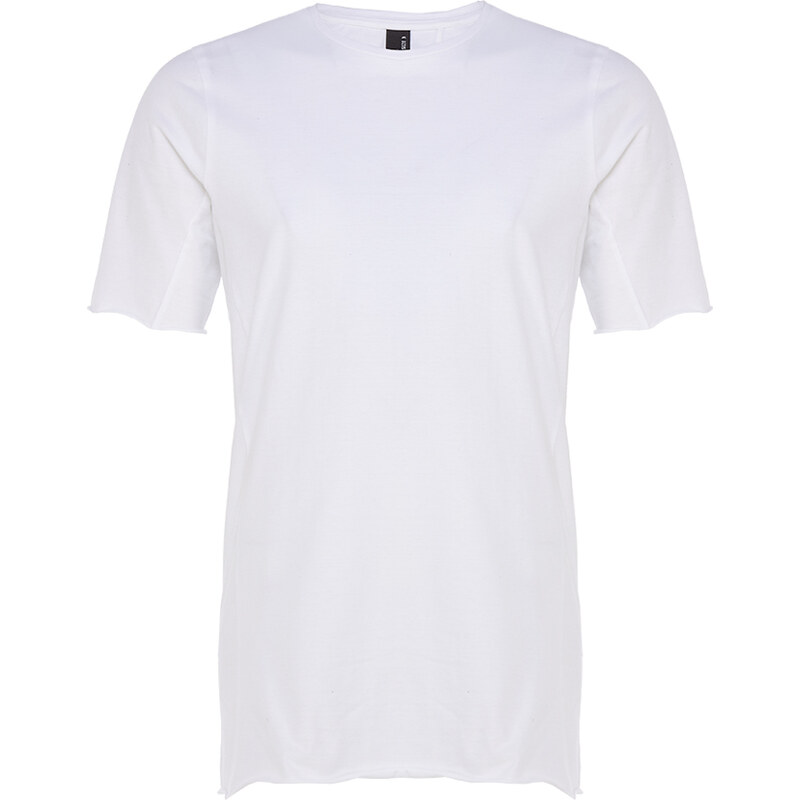NEBO MATS schlichtes T-Shirt in Weiß