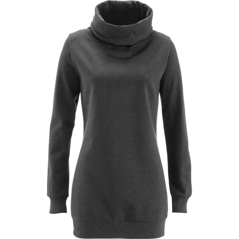 bpc bonprix collection Long-Sweatshirt langarm in grau für Damen von bonprix