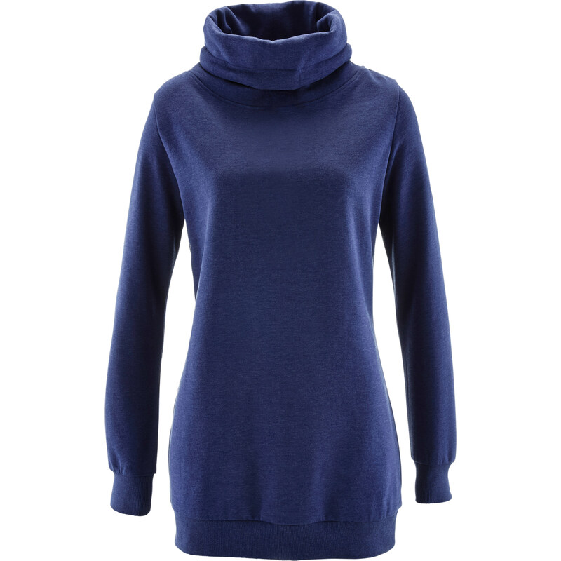 bpc bonprix collection Long-Sweatshirt langarm in blau für Damen von bonprix