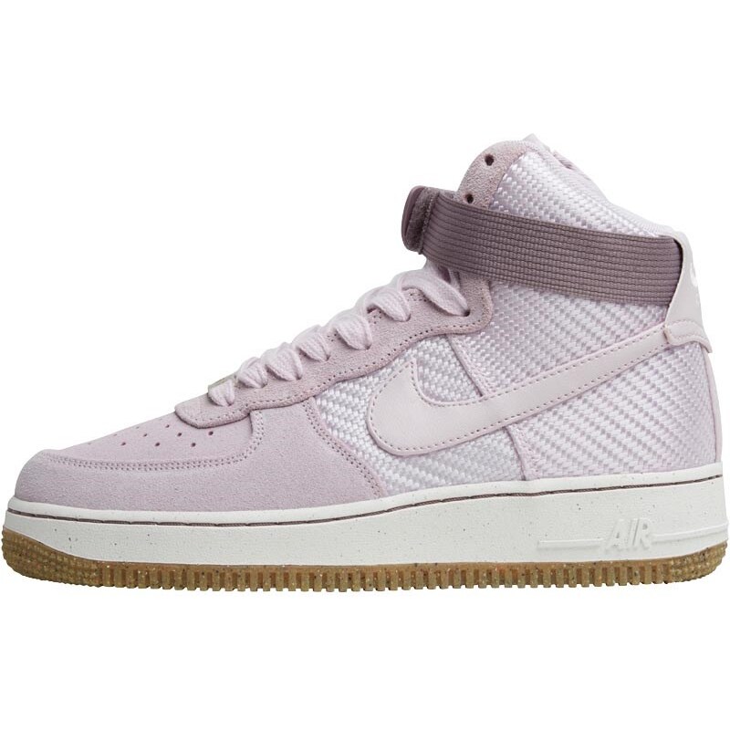 Nike Damen Air Force 1 7 Hi Bleached LilacBleached Lilac Sneakers Lila
